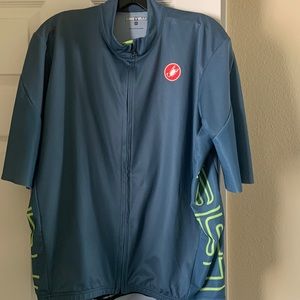 Castelli- full zip cycling jersey, like new